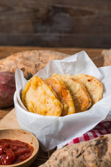 Deep fried Sweet potato Vegetable Tempura