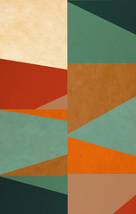 colorful shapes - paper texture - background design