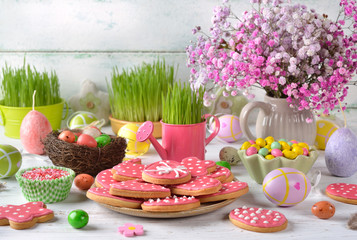 Easter sweets and decorations