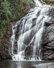 mendanha waterfall, in campo grande, located in the west zone of rio de janeiro, brazil
