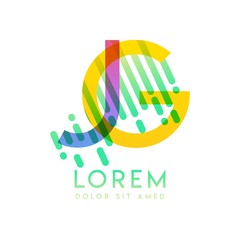 GJ logo with the theme of galaxy speed and style that is suitable for creative and business industries. JG Letter Logo design for all webpage media and mobile, simple, modern and colorful.