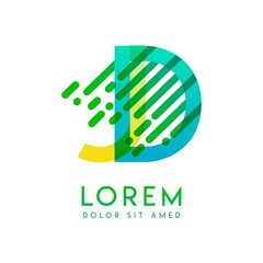 JD logo with the theme of galaxy speed and style that is suitable for creative and business industries. DJ Letter Logo design for all webpage media and mobile, simple, modern and colorful.