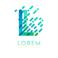 LL logo with the theme of galaxy speed and style that is suitable for creative and business industries. LL Letter Logo design for all webpage media and mobile, simple, modern and colorful.