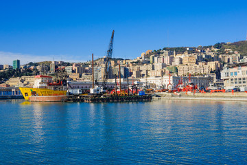 Fototapeta na wymiar Old port, Genoa