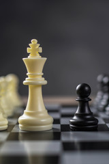 chess board moves the right decision in business life