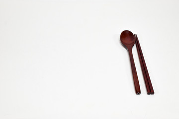 pretty spoons and chopsticks used by Koreans