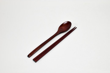pretty spoons and chopsticks used by Koreans