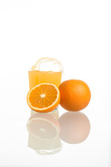 Still life with oranges