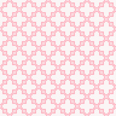 Pattern seamless abstract background squares with sweet pink color and white line arranged diagonal design.