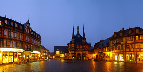 Obraz premium Marktplatz Wernigerode