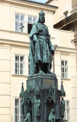 Praha statue monument city