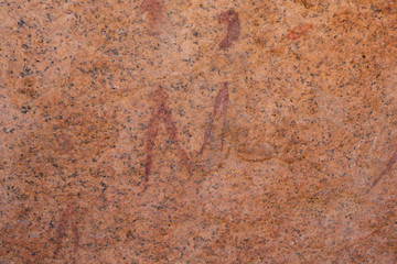 San people cave drawings in Spikzkoppe, Namibia