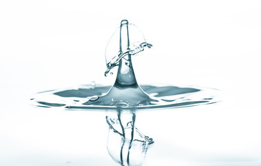 Drop splash collision