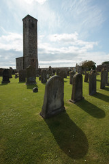 St Andrews Cathedral north sea Scotland celtics cemetery