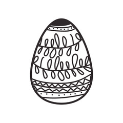 easter egg isolated icon