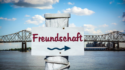 Schild 387 - Freundschaft