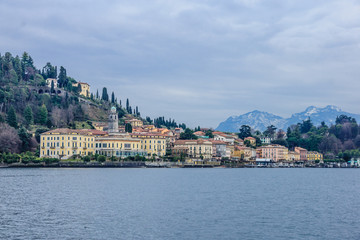 Fototapeta na wymiar Lake Como and Bellagio