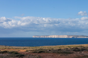 Obraz premium Malta sea. Beautiful winter island Malta view
