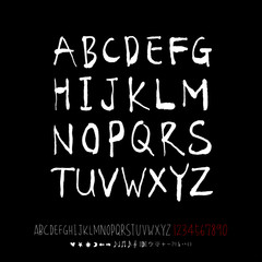 벡터 문자 / 손으로 쓴 글씨체