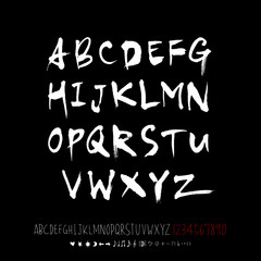 벡터 문자 / 손으로 쓴 글씨체