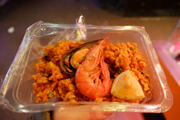 バルセロナのボケリア市場にて