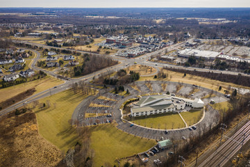 Abstract Aerial of Plainsboro New Jersey