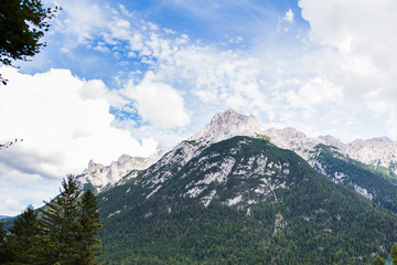 Landscape view Bavarian Alps, Germany, Europe