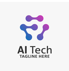 Artificial Intelligence / AI tech logo design