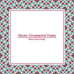 Vector Ornamental Decorative Frame