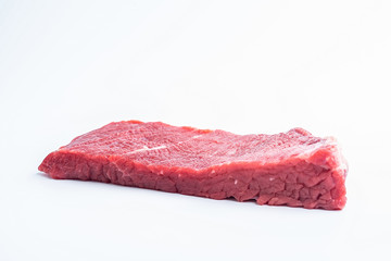 Fresh yellow beef fiber closeup