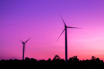 wind turbine with twilight time © 25krunya