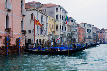 Fototapeta na wymiar Gondolas, Venice