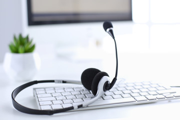 Communication support, call center and customer service help de