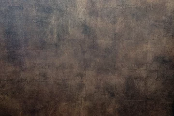 Foto op Plexiglas Bison skin. Texture of bison leather. Skin texture. Bison leather, bronze color, brown color. The texture of the painted skin of bison. Leather for a background texture. © Artem