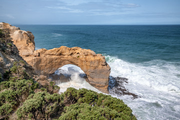 The Arch rock formation in Port Campbell National Park off the Great Ocean Road, Australia