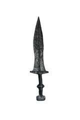 The old dagger on white, isolated