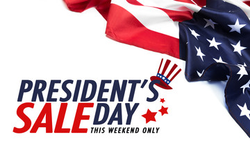Fototapeta na wymiar Presidents day sale - Image.
