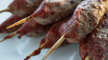 kebab, meat, grill, food, barbecue, BBQ, street food