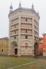 Fototapeta na wymiar Baptistery, Parma