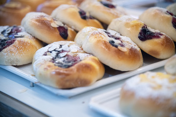 Tasteful Pastry in a cafe shop
