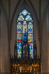 Obraz premium The altar of the parish Church in Melk