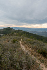 The mountains of the sierra de irta in Alcocebre