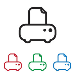 Printer vector icon