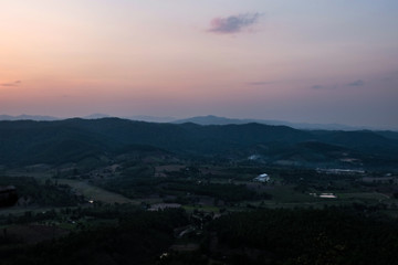 Early morning sky in North of Thailand