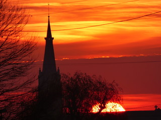 Obraz premium Coucher de soleil
