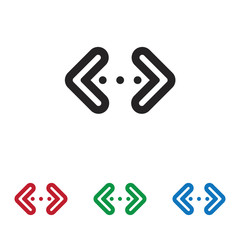 Double arrow vector icon