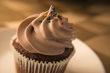 Cup cake de chocolate