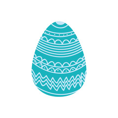 easter egg isolated icon