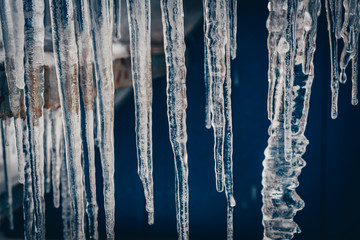 Total icing. Icicles.
