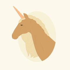 Portrait of a unicorn.